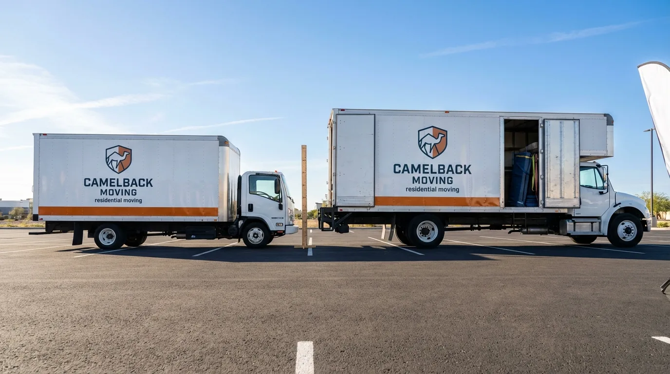 Moving truck size capacity guide in Warrenville